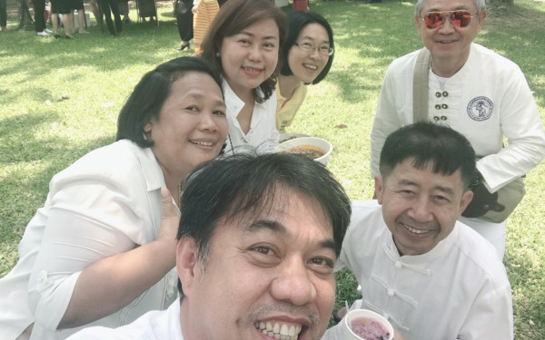 ภาพบรรยากาศงานสมโภชศาลพระภูมิหลังใหม่