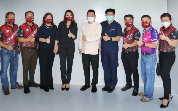 (12-05-63) มอบห้องตรวจปลอดเชื้อ และห้องหัตถการแรงดันลบ
