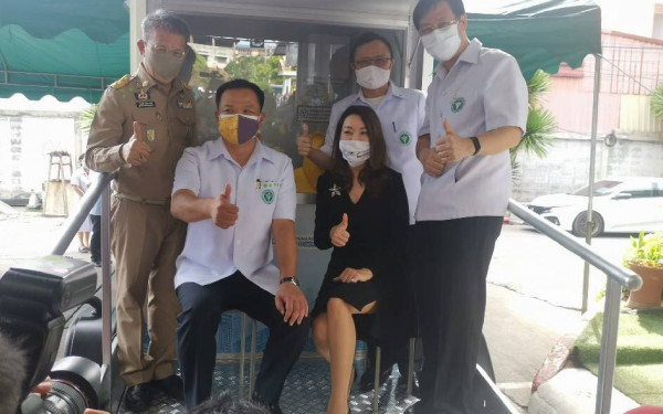 (21-05-63) มอบห้องตรวจปลอดเชื้อและห้องตรวจปลอดเชื้อเคลื่อนที่