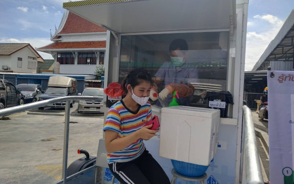 (21-05-63) มอบห้องตรวจปลอดเชื้อและห้องตรวจปลอดเชื้อเคลื่อนที่