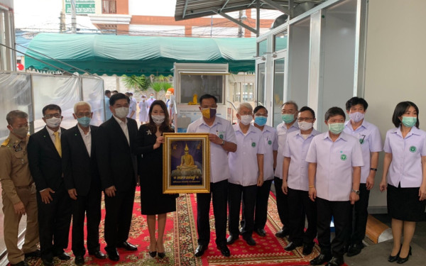 (21-05-63) มอบห้องตรวจปลอดเชื้อและห้องตรวจปลอดเชื้อเคลื่อนที่