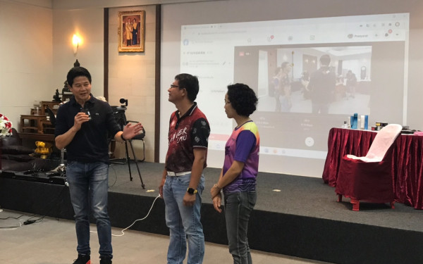 19.07.63 ภาพกิจกรรม Workshop เรียนการแต่งหน้าเพื่อส่งเสริมบุคลิกภาพและโหงวเฮง ครั้งที่ 2
