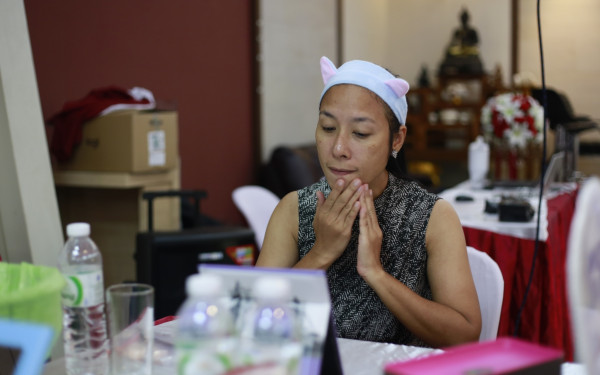 19.07.63 ภาพกิจกรรม Workshop เรียนการแต่งหน้าเพื่อส่งเสริมบุคลิกภาพและโหงวเฮง ครั้งที่ 2