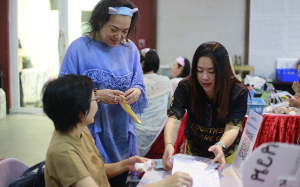 19.07.63 ภาพกิจกรรม Workshop เรียนการแต่งหน้าเพื่อส่งเสริมบุคลิกภาพและโหงวเฮง ครั้งที่ 2